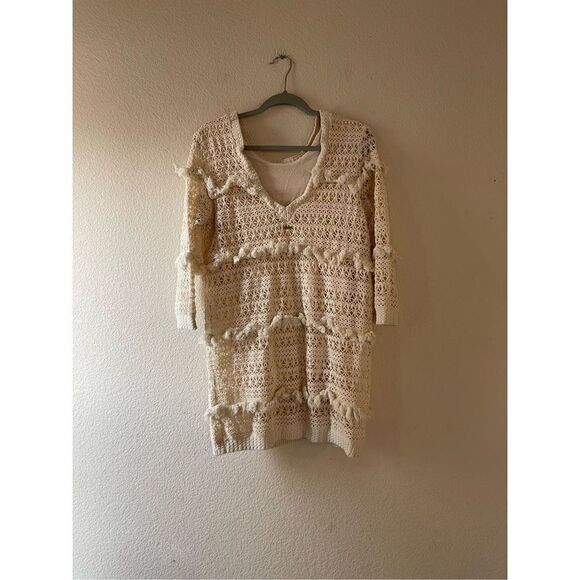 Volcom stone row collection size large crochet mini‎ dress - Picture 3 of 7